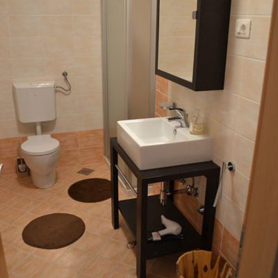 Apartma v Bovcu kopalnica