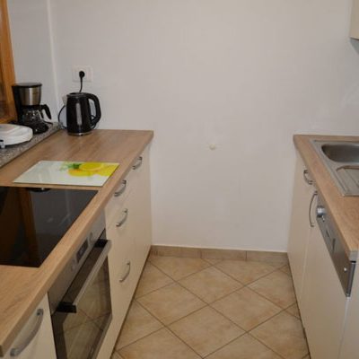 Apartma v Bovcu kuhinja
